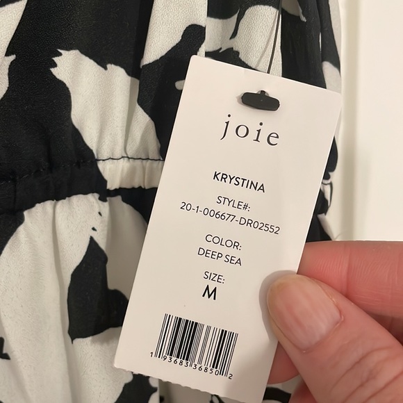 NWT Joie Krystina Dress in Deep Sea - Picture 5 of 5